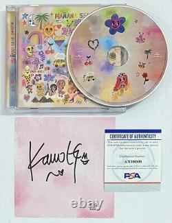 Karol G SIGNED CD ART CARD PHOTO & MAÑANA SERÁ BONITO CD AUTOGRAPHED PSA DNA COA