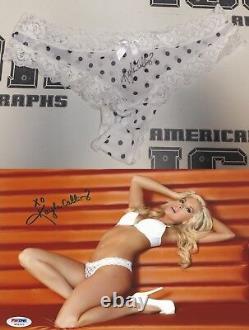Kayla Collins Signed Signed Lingerie & 8x10 Photo PSA/DNA COA Playboy Playmate 1