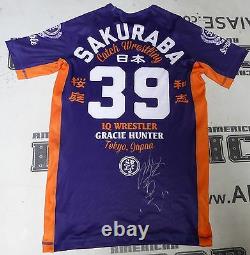 Kazushi Sakuraba Signed Official Rashguard Shirt PSA/DNA COA Pride FC UFC Dream