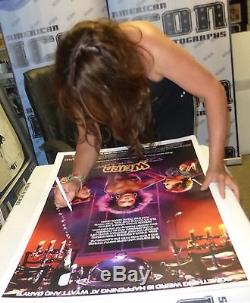 Kelly LeBrock Signed 24x36 Weird Science Movie Poster PSA/DNA COA Autograph Lisa