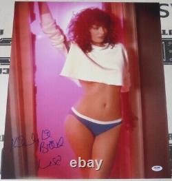 Kelly LeBrock Signed Weird Science 16x20 Photo PSA/DNA COA HOT Picture Autograph