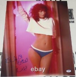 Kelly LeBrock Signed Weird Science 16x20 Photo PSA/DNA COA HOT Picture Autograph