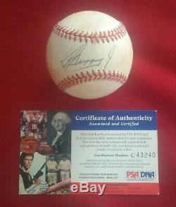 Ken Griffey Jr Signed Baseball Autographed Auto HOF with Old PSA DNA COA