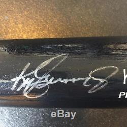 Ken Griffey Jr Signed Rawlings Adirondack Game Model Baseball Bat PSA DNA COA