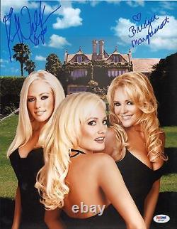 Kendra Wilkinson Bridget Marquardt Signed 11x14 Photo PSA/DNA COA Playboy Girls