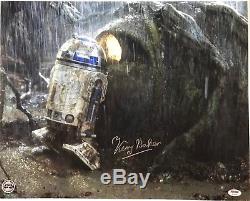 Kenny Baker r2 d2 signed Star Wars photo 16x20 inch esb psa dna coa