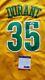Kevin Durant Signed Seattle Supersonics Rookie Jersey With Psa/dna Coa Nba Dubs 35