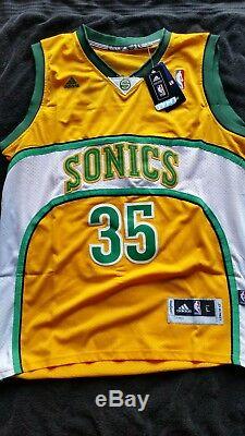 Kevin Durant Signed Seattle SuperSonics Rookie Jersey with PSA/DNA COA NBA DUBS 35
