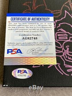 Kevin Eastman Autographed Signed TMNT Canvas Multi Sketch Shredder PSA/DNA COA