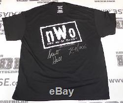 Kevin Nash & Scott Hall Signed NWO Shirt PSA/DNA COA WWE WCW Wrestling Autograph