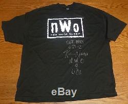 Kevin Nash Signed Event Worn Used NWO Shirt PSA/DNA COA Autograph WWE WCW Auto'd