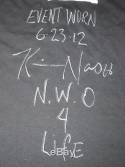 Kevin Nash Signed Event Worn Used NWO Shirt PSA/DNA COA Autograph WWE WCW Auto'd