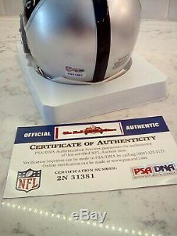Khalil Mack Signed Authentic NFL Helmet Raiders RARE PSA DNA COA and Hologram