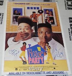 Kid'n Play Signed House Party 27x40 Poster PSA/DNA COA Christopher Reid Martin