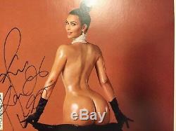 Kim Kardashian Paper Break The Internet Signed Magazine Psa/dna Coa Kanye West