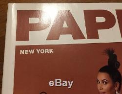 Kim Kardashian Paper Break The Internet Signed Magazine Psa/dna Coa Kanye West