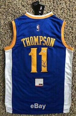 Klay Thompson Signed Golden State Warriors Jersey PSA/DNA COA #11 NBA All Star