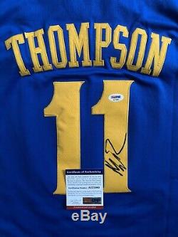 Klay Thompson Signed Golden State Warriors Jersey PSA/DNA COA #11 NBA All Star