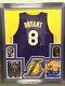 Kobe Bryant #8 Signed Framed Lakers Jersey With Psa Dna Coa