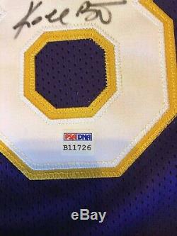 Kobe Bryant Auto Signed Lakers Jersey COA PSA/DNA