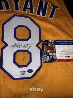 Kobe Bryant Autographed Jersey PSA DNA COA