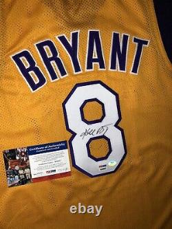 Kobe Bryant Autographed Jersey PSA DNA COA