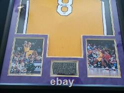 Kobe Bryant Autographed Jersey with PSA DNA COA Authentic Autograph Lakers. RARE
