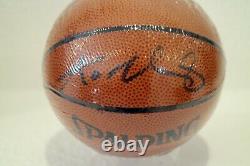 Kobe Bryant Autographed Mini Spalding Basketball Ball'00 3-peat Era PSA/DNA COA