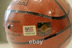Kobe Bryant Autographed Mini Spalding Basketball Ball'00 3-peat Era PSA/DNA COA