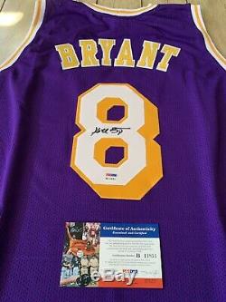 Kobe Bryant Autographed/Signed Jersey PSA/DNA COA Los Angeles Lakers LA