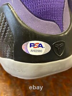 Kobe Bryant Dual Signed Game Issued PE Shoes PSA DNA Coa IX Elite Lakers