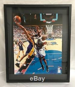 Kobe Bryant Framed 16x20 Photo Psa Dna Coa Authenticated Los Angeles Lakers