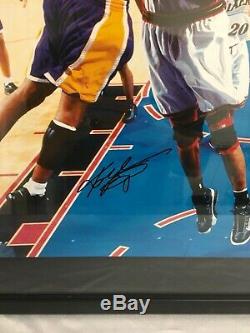 Kobe Bryant Framed 16x20 Photo Psa Dna Coa Authenticated Los Angeles Lakers