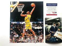 Kobe Bryant Rare! Signed autographed Lakers early 1997 8x10 photo PSA/DNA coa