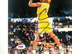 Kobe Bryant Rare! Signed autographed Lakers early 1997 8x10 photo PSA/DNA coa