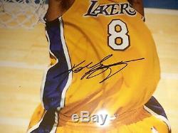 Kobe Bryant Signed 16x20 Photo PSA/DNA COA Los Angeles Lakers Full Name Auto