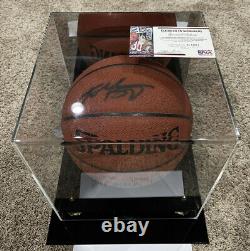 Kobe Bryant Signed Auto Autographed Basketball PSA/DNA COA and Display Case