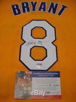 Kobe Bryant Signed Auto Jersey Rare Full Signature Rookie Era Champ Psa/dna Coa