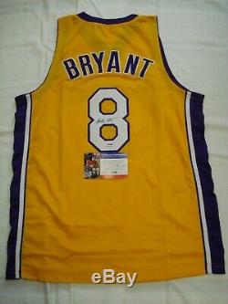 Kobe Bryant Signed Auto Jersey Rare Full Signature Rookie Era Champ Psa/dna Coa