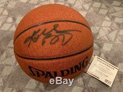 Kobe Bryant Signed Autograph Basketball Lakers PSA/DNA COA