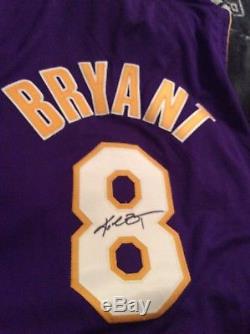 Kobe Bryant Signed Autographed Authentic Nike Lakers Jersey Psa Dna Coa