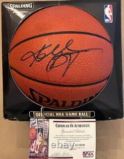 Kobe Bryant Signed Autographed Official NBA Game Basketball ITP PSA/DNA COA