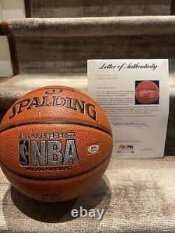 Kobe Bryant Signed Basketball PSA/DNA Letter COA Lakers Autograph Full Size