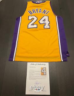 Kobe Bryant Signed Jersey PSA/DNA Letter COA Lakers Autograph