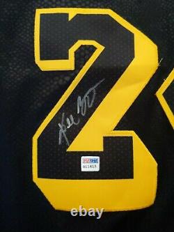 Kobe Bryant Signed Los Angeles Lakers Jersey Psa Dna Coa Rare Black Mvp #24 Nba