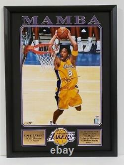 Kobe Bryant Signed & Newly Framed 16x20 Photo Autographed Mamba PSA/DNA COA