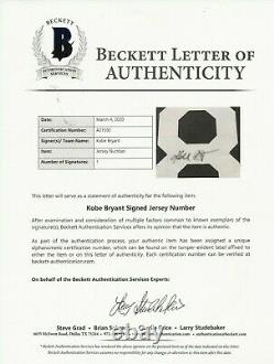 Kobe Bryant Vintage 2001 Full Name Autographed Framed Jersey PSA/DNA&Beckett COA