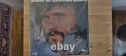 Kris Kristofferson Signed songs of Kristofferson LP Vinyl PSA/DNA COA