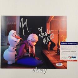 Kristen Bell & Josh Gad signed Frozen 8x10 photo autograph PSA/DNA COA