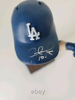 LA Dodgers Justin Turner World Series Patch SIGNED Bobblehead WithPSA/DNA COA